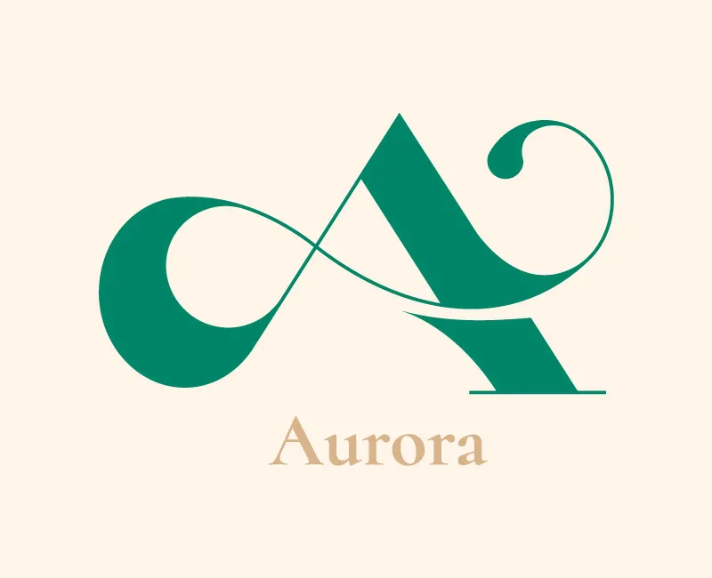 Aurora Candles Logo Design