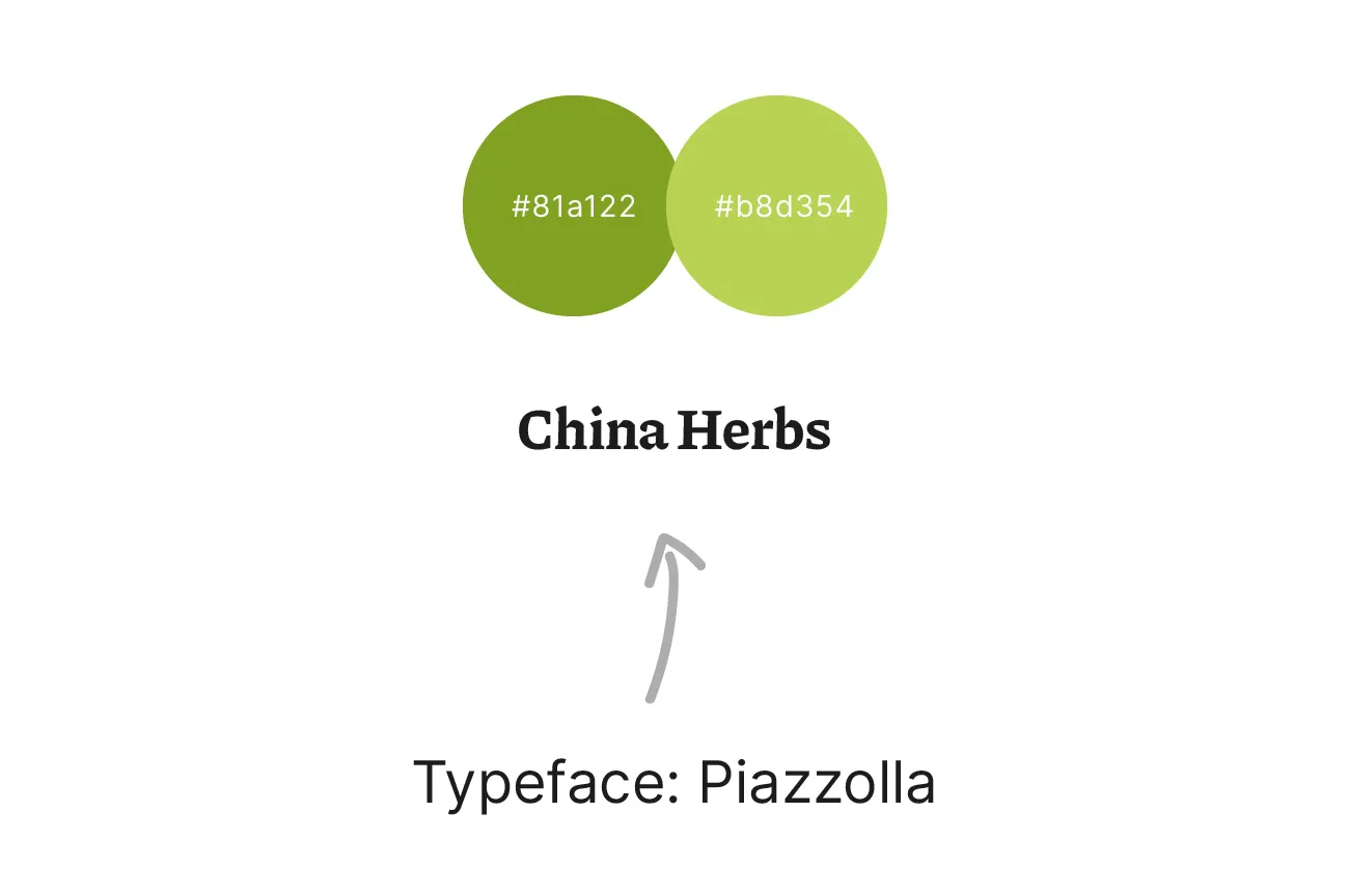 China Herbs Logo Design