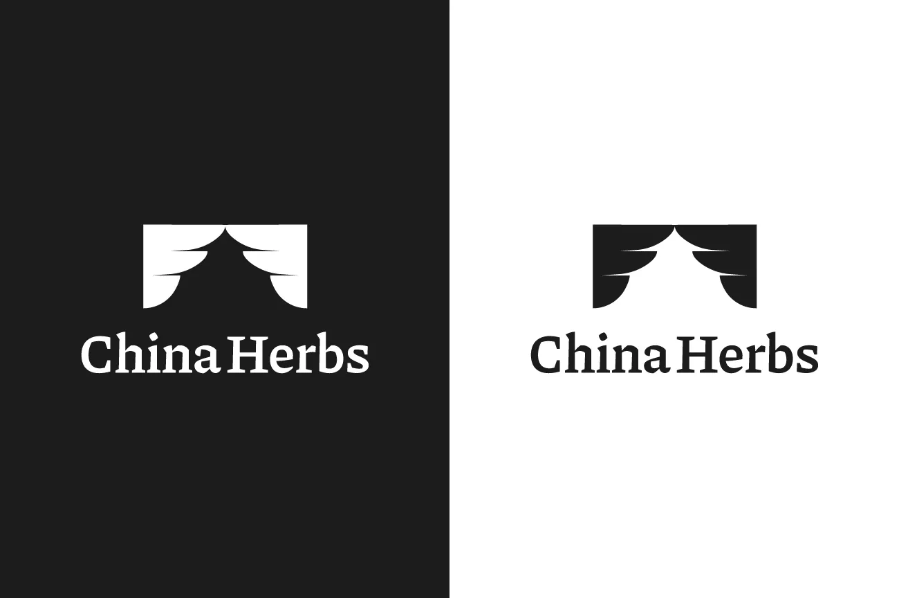 China Herbs Logo Design