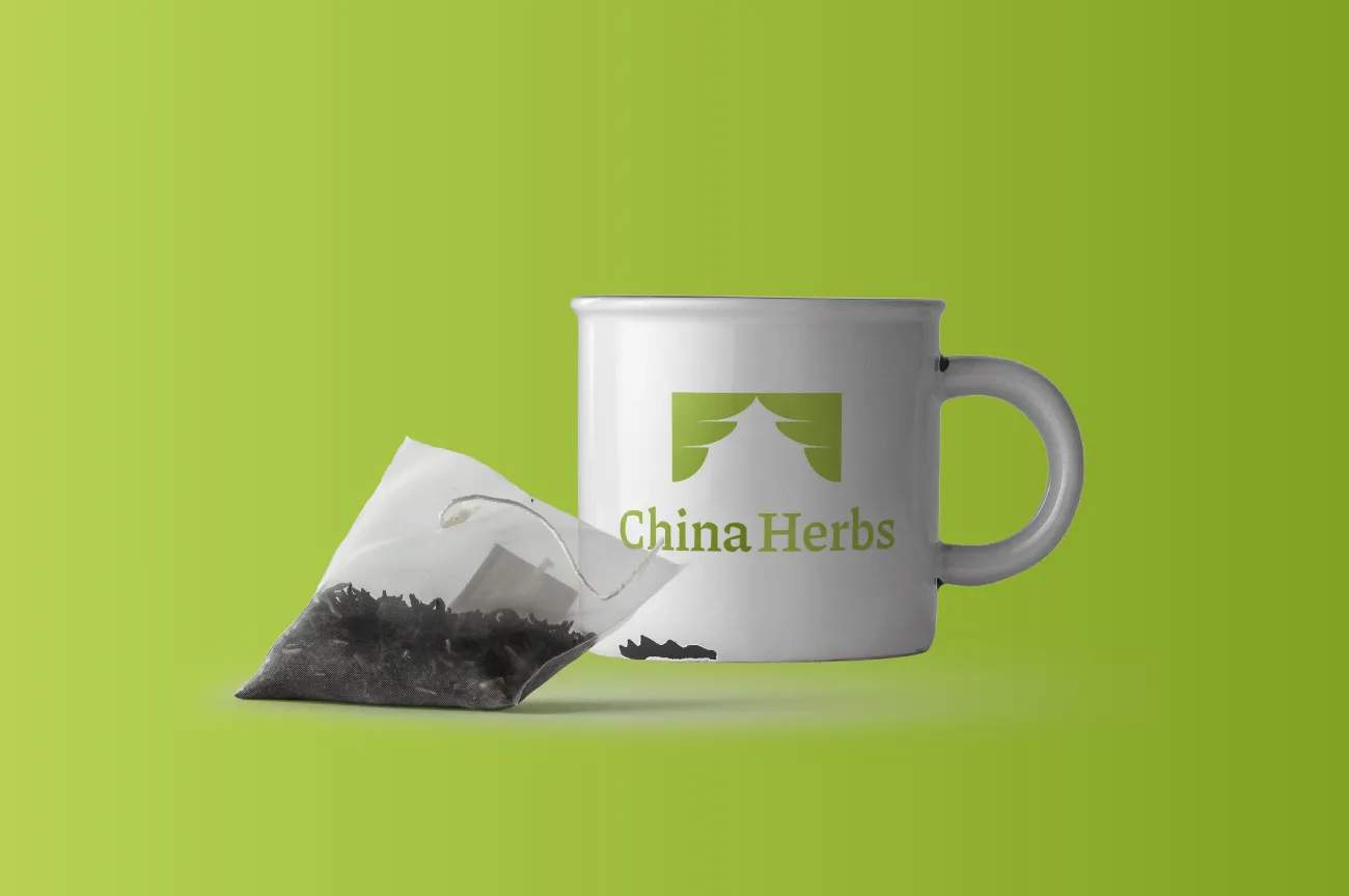 China Herbs Logo Design