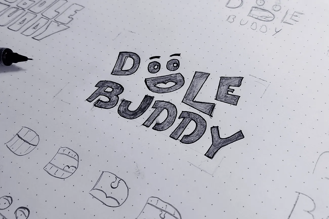 Doodle Buddy Logo Design