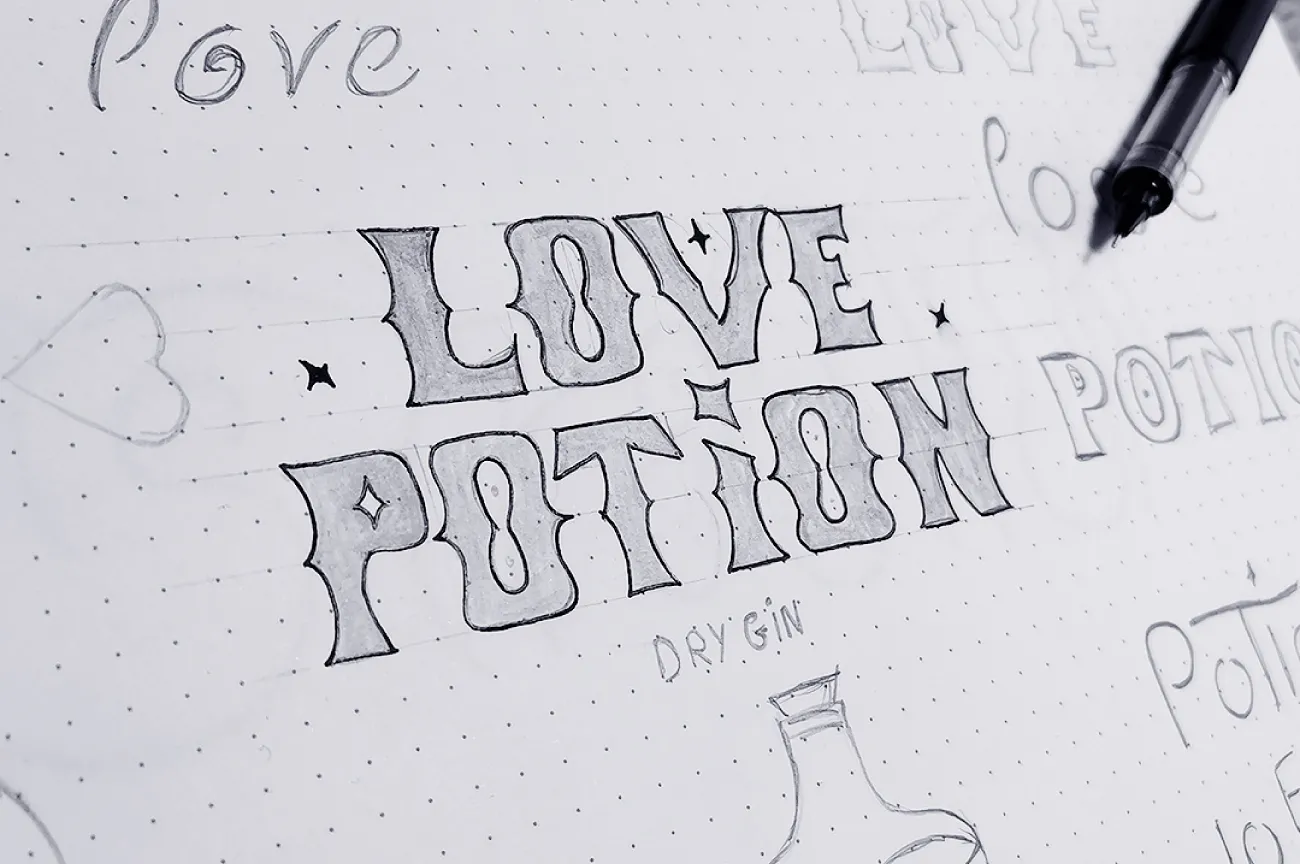 Love Potion Logo Design