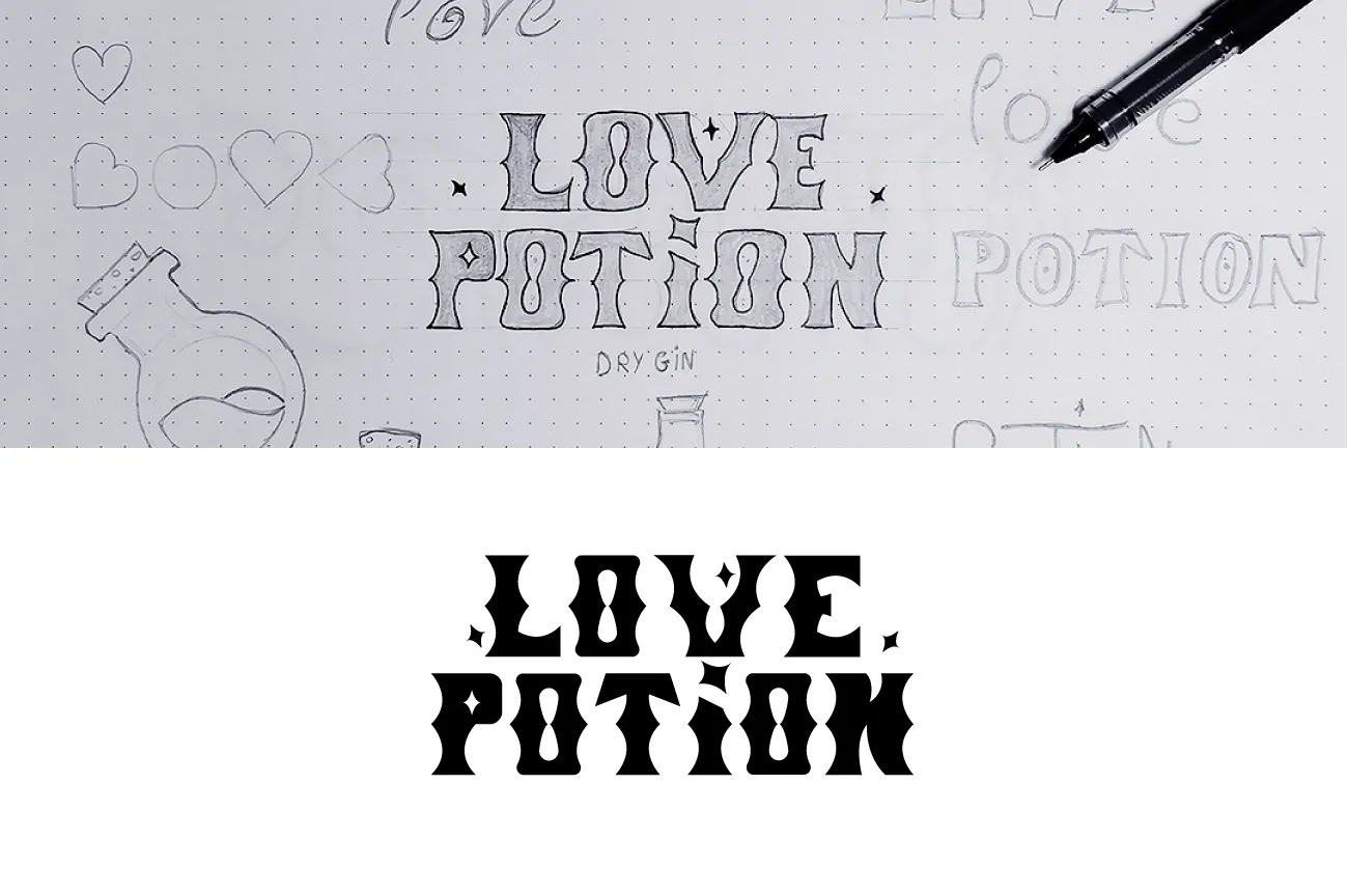 Love Potion Logo Design