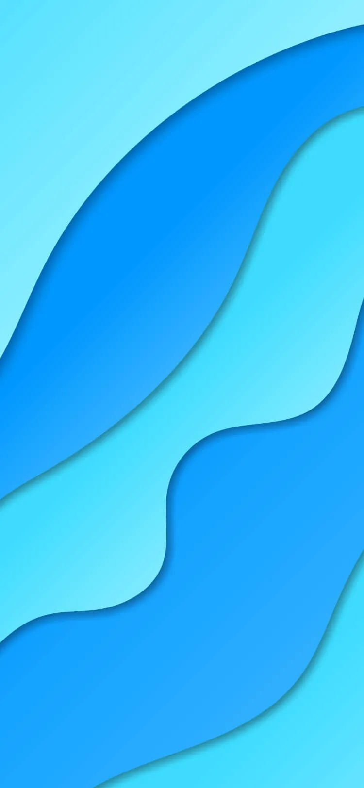 Light Blue Layers Illustration wallpaper