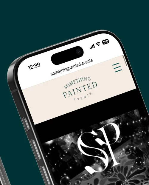 something painted events mobile friendly website